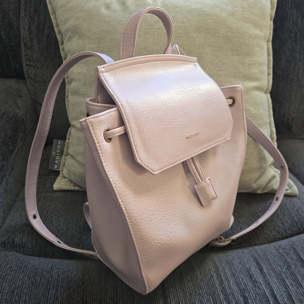 Matt & Nat Purple Backpack Purse Mumbai Vegan